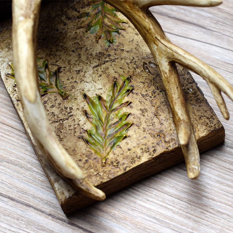 Stag Antler Resin Bookends