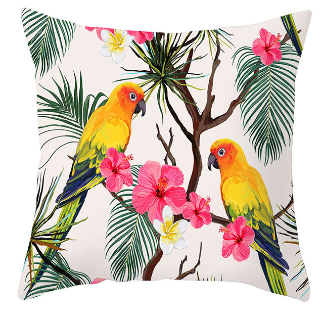 Bold Tropical Print Cushion Covers