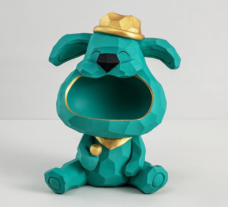 Geometric Pup Candy Bowl Ornament | 3 Colour Options