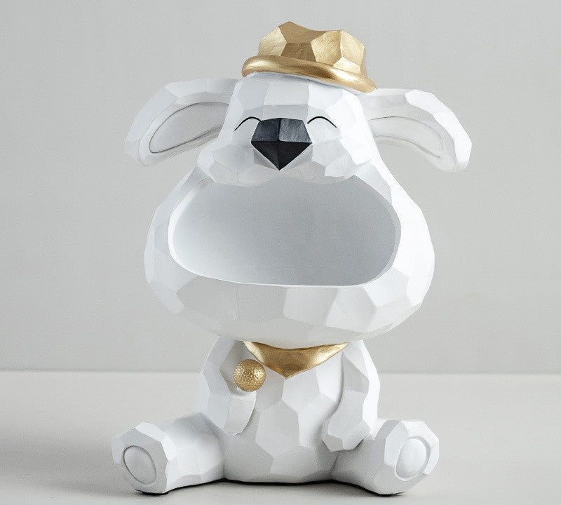 Geometric Pup Candy Bowl Ornament | 3 Colour Options