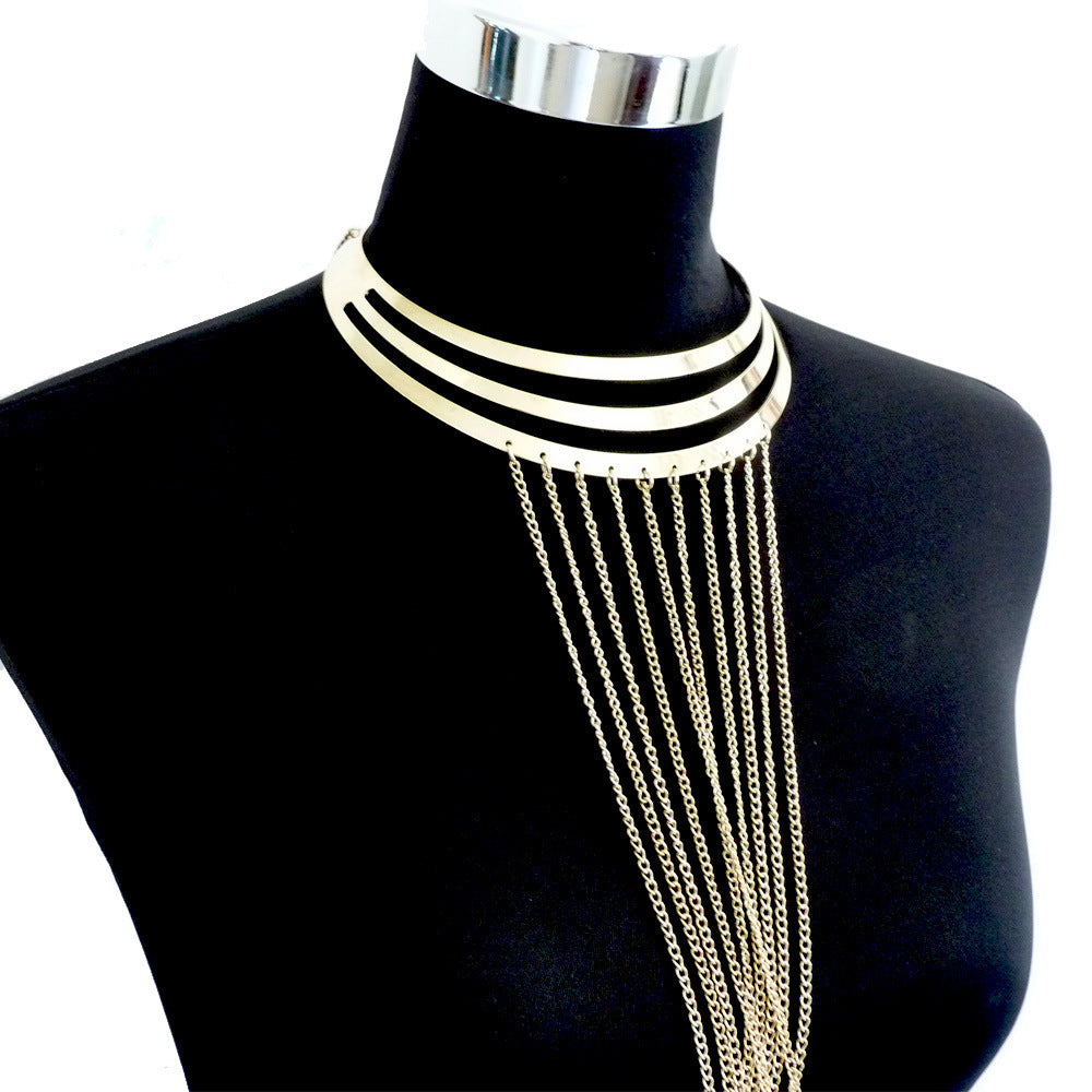 Gold Chain Full Torso Body Jewelry