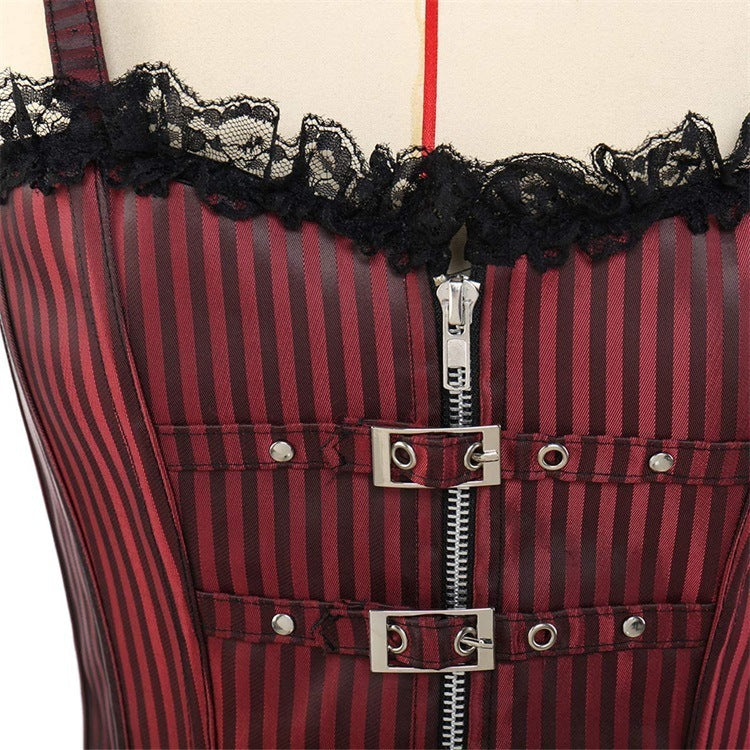 Steam Punk Gothic Corset | Red or Black