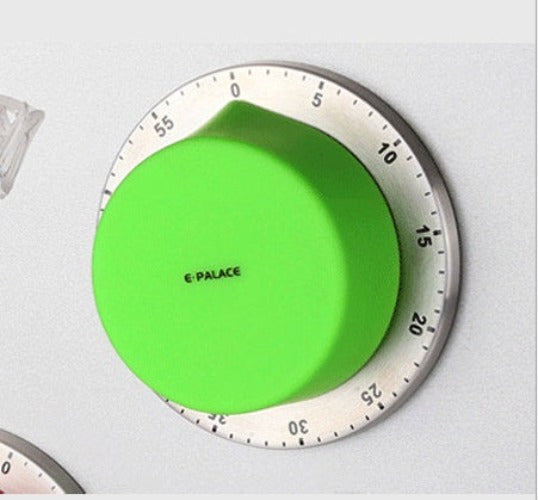 Stainless Steel Mechanical Kitchen Timer Alarm Clock