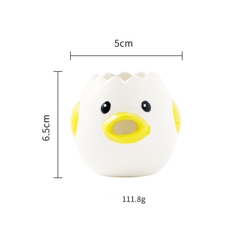 Ceramic Egg White Separator Kitchen Accessory - Cute Chicken Design