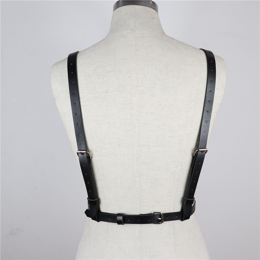 Leather Torso Bondage Harness Lingerie