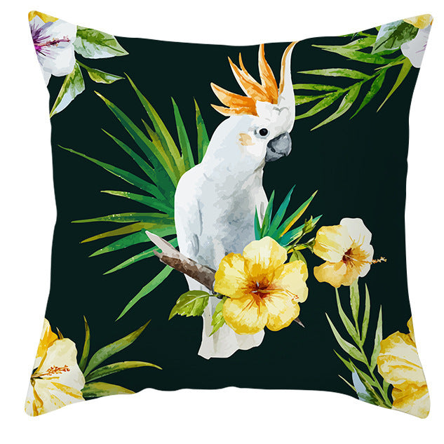 Bold Tropical Print Cushion Covers