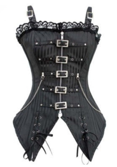 Steam Punk Gothic Corset | Red or Black