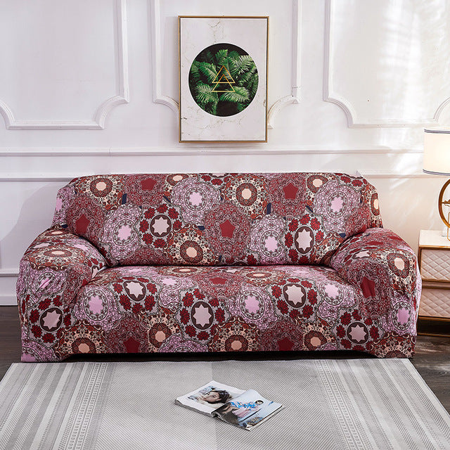 Bohemian Style Stretch Sofa Cover