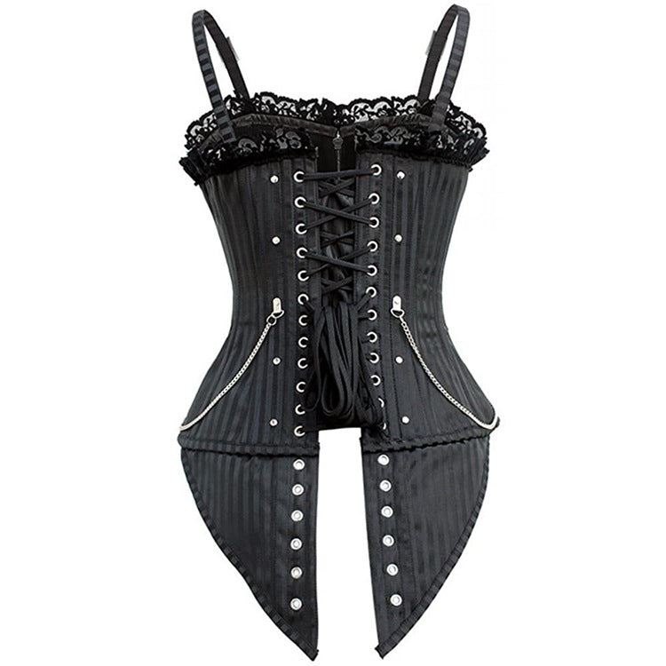 Steam Punk Gothic Corset | Red or Black