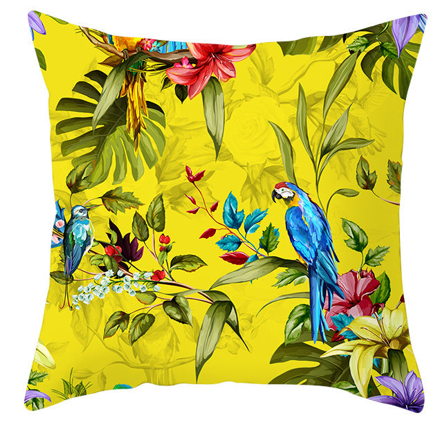 Bold Tropical Print Cushion Covers