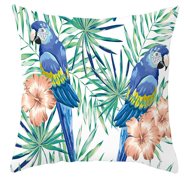 Bold Tropical Print Cushion Covers