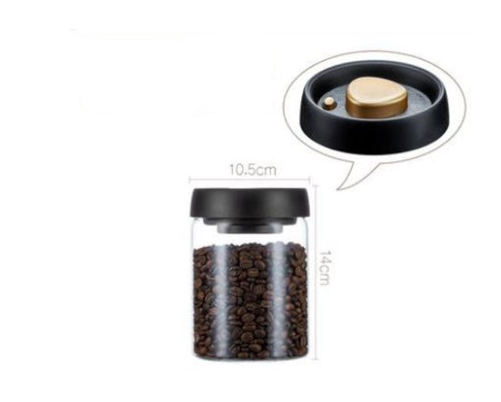 Vacuum Sealing Glass Airtight Jars - Perfect for Coffee, Nuts, Grains, Spices etc