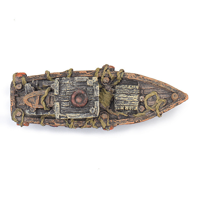 Sunken Ship and Plane Resin Fish Tank Decoration | 5 Styles Available