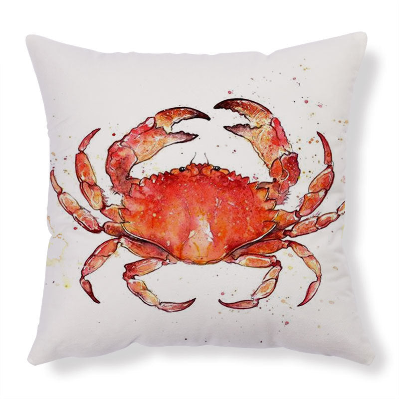 Ocean Theme Linen Cushion Covers Sea Turtles, Octopuses and More 45x45