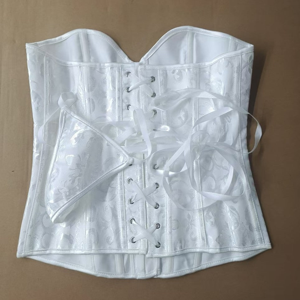 Court Corset Bridal Evening Dress Bottoming