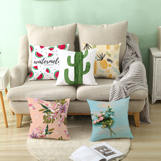 Bold Print Illustrated Home Decor Sofa Cushion Covers | 16 Style Choices