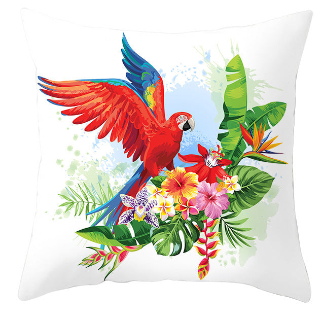 Bold Tropical Print Cushion Covers