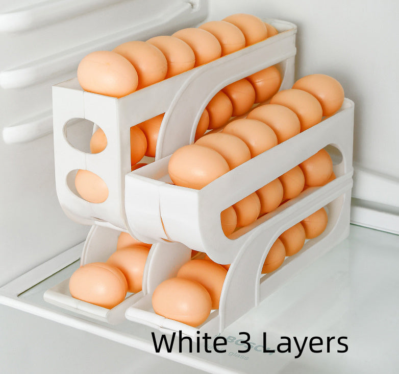 20-30 Egg Fridge or Shelf Egg Storage Holder and Dispenser