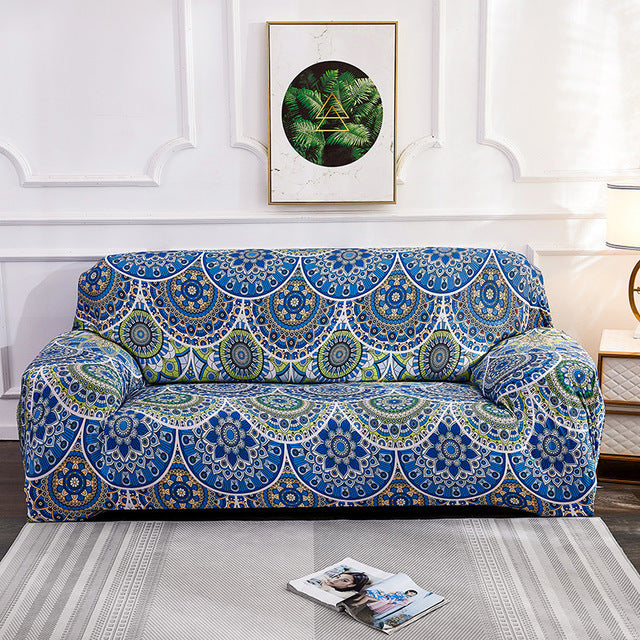 Bohemian Style Stretch Sofa Cover