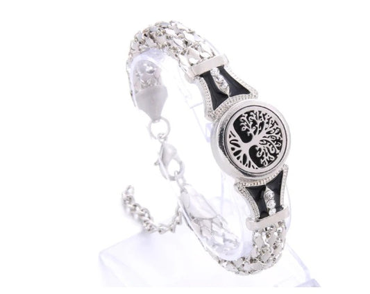 Aromatherapy Bracelet Available in Various Designs | Silver Electroplated