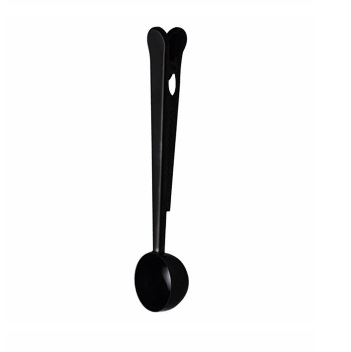 Filter Coffee Measuring Spoon with Hand Built in Bag Sealing Clip