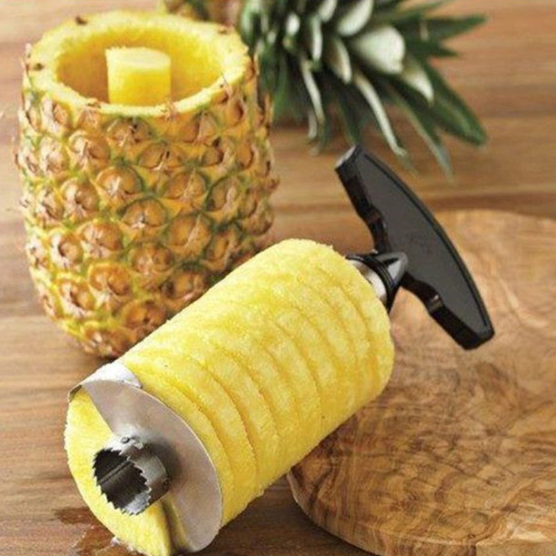 Stainless Steel Pineapple Slicer Peeler and Corer Kitchen Gadget | 3 Colour Options