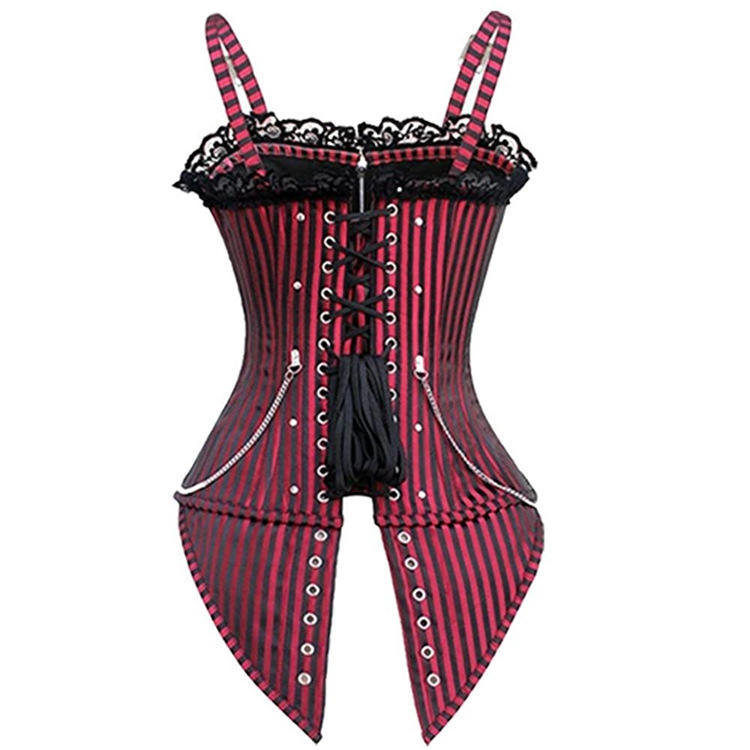 Steam Punk Gothic Corset | Red or Black