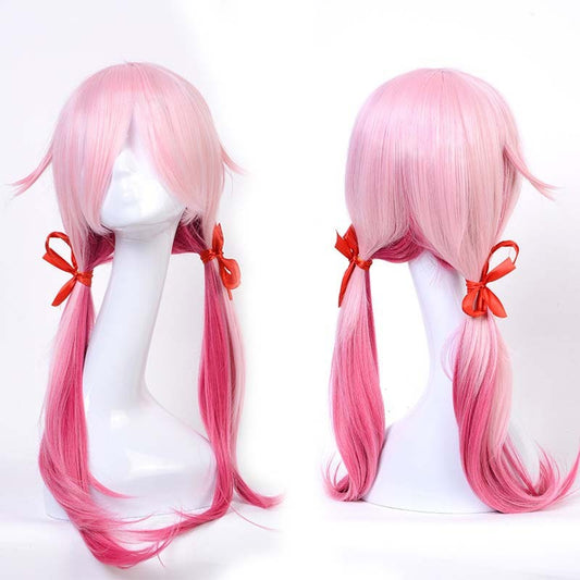 Anime Cosplay Double Ponytail Pink Fancy Dress Wig