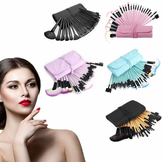 32 Piece Makeup Brush Set - Professional Cosmetics Tools