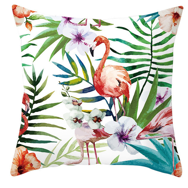 Bold Tropical Print Cushion Covers