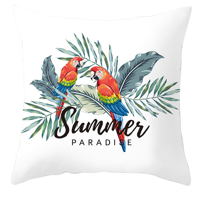 Bold Tropical Print Cushion Covers