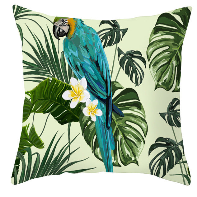 Bold Tropical Print Cushion Covers