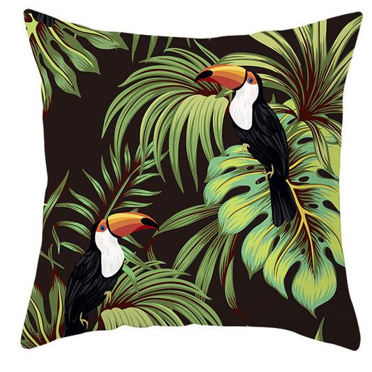 Bold Tropical Print Cushion Covers