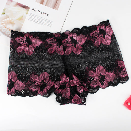 Sheer Lace French Knickers Underwear | 6 Colour Options