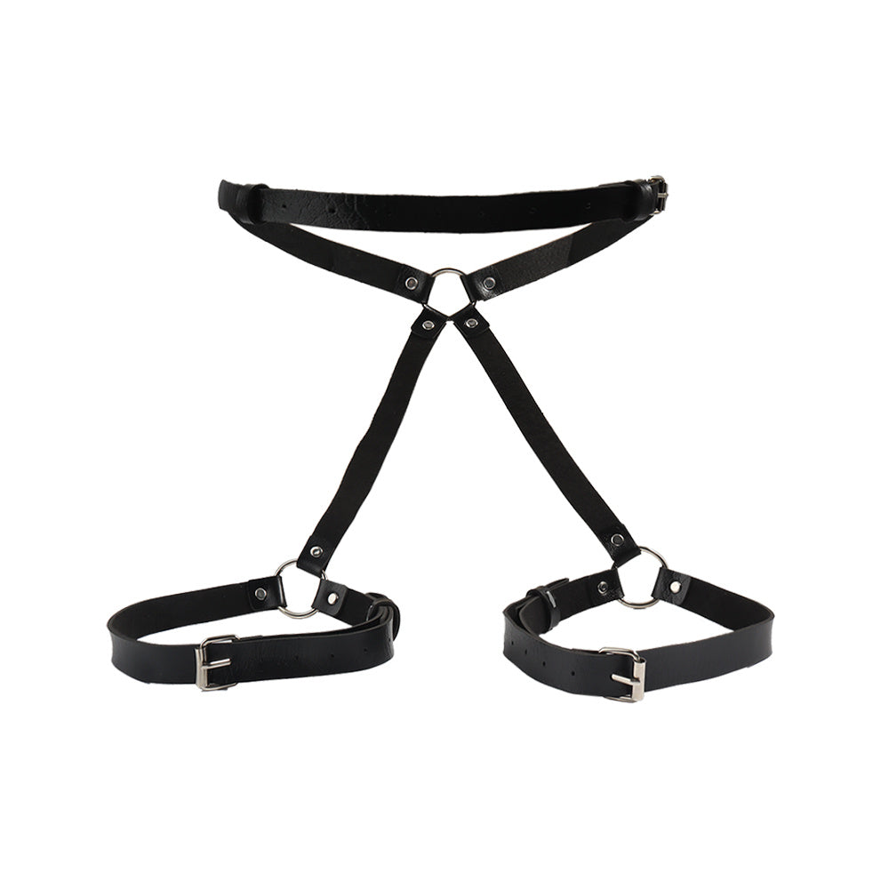 Sexy Bondage Bum and Hip Harness with Leg Straps