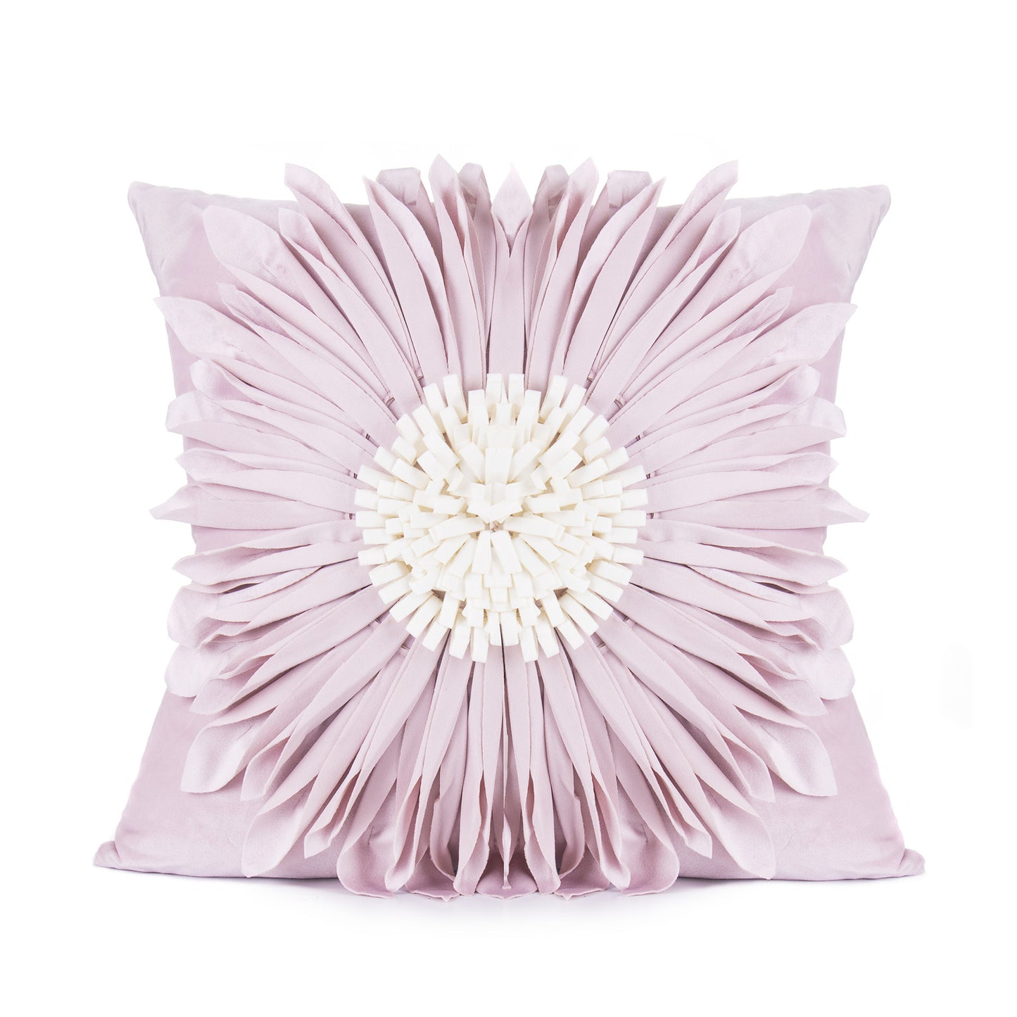 Modern 3D Chrysanthemum Throw Pillow Cushion Covers | 4 Colour Choices