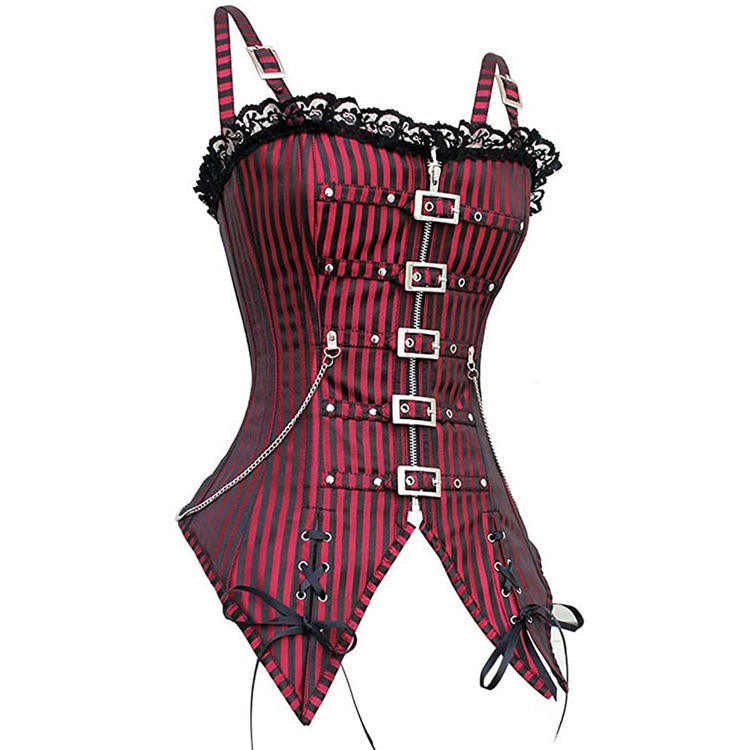 Steam Punk Gothic Corset | Red or Black