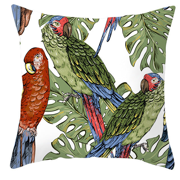 Bold Tropical Print Cushion Covers