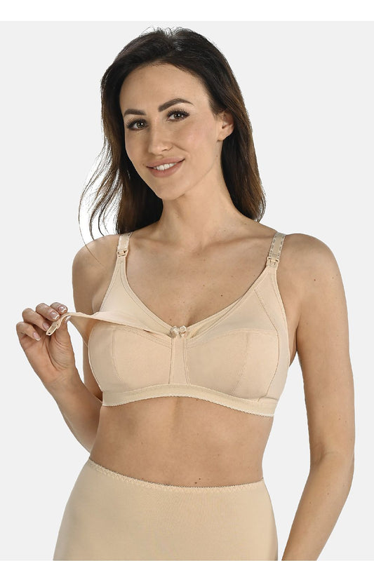 Underwire-Free Cotton Nursing Bra by Teyli