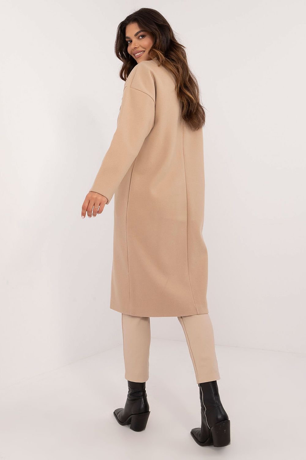 Classic Cut Womens Long Coat by Och Bella