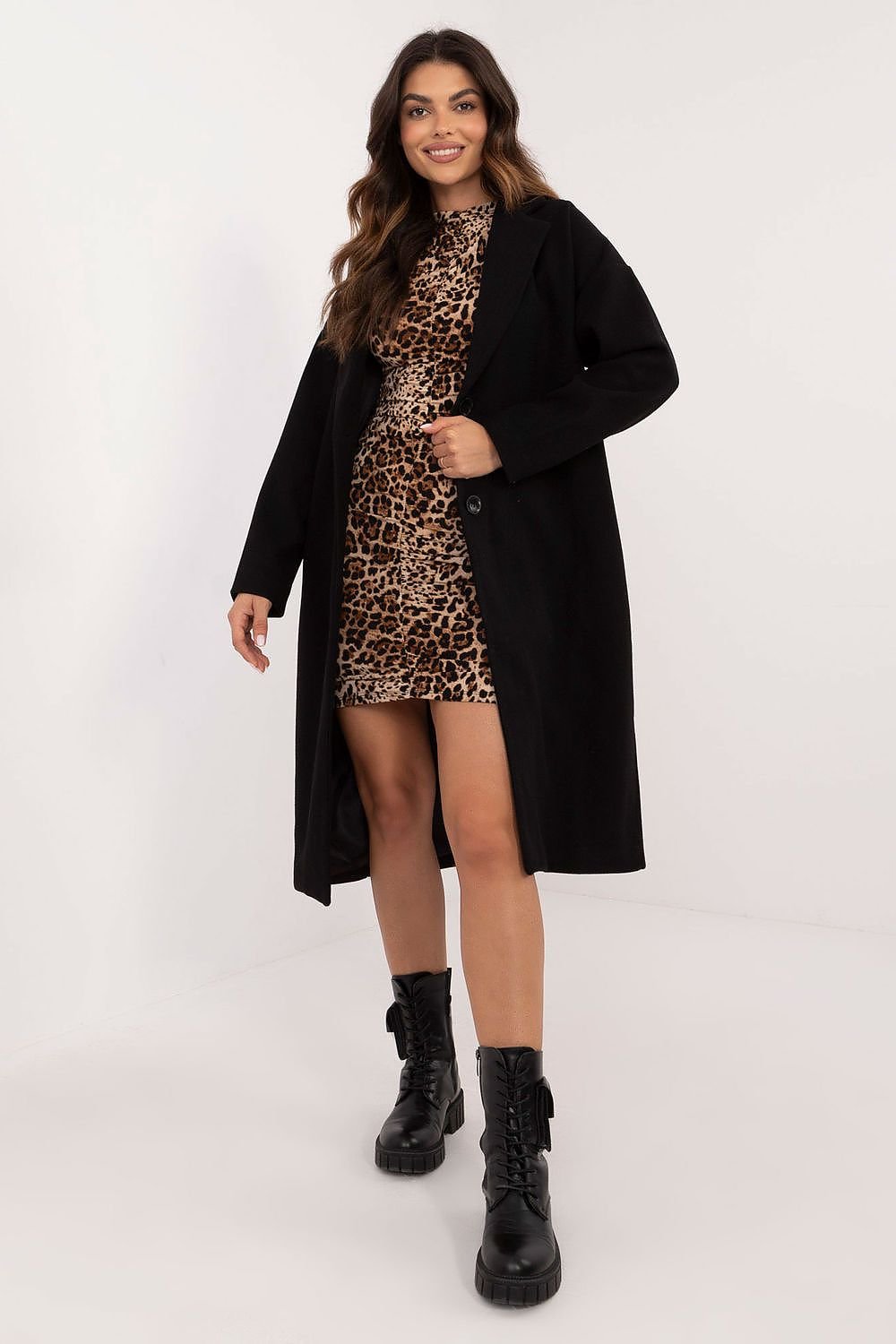 Classic Cut Womens Long Coat by Och Bella