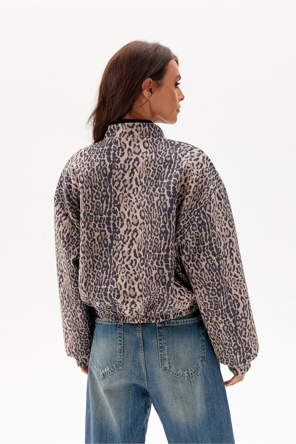 Leopard Print Rita Jacket by Roco Fashion