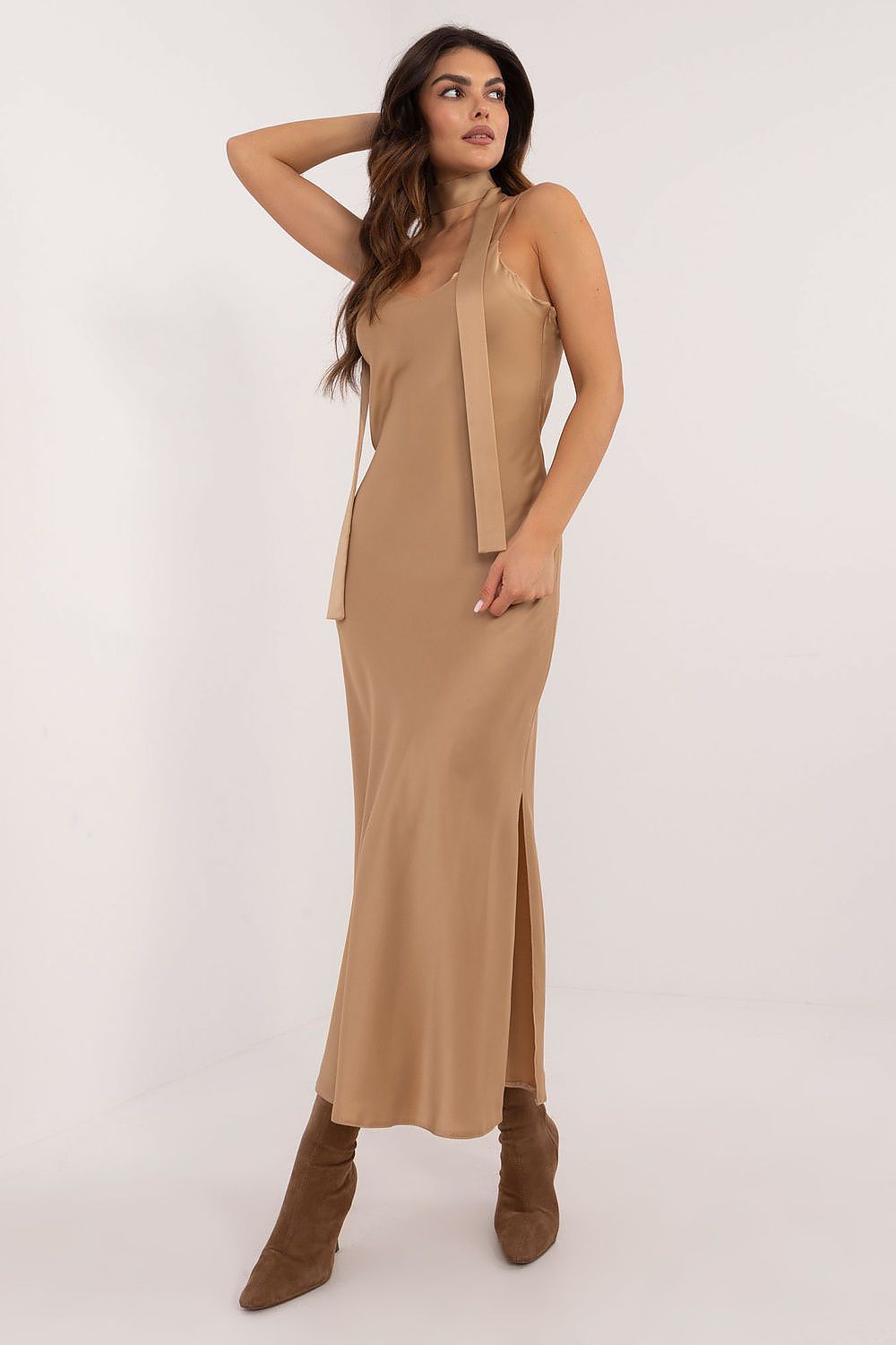 Mermaid Cut Midi Evening Dress by Lakerta