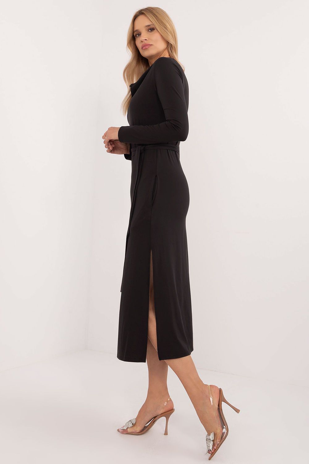 Classic Midi Cowl Neck Daydress Lakerta