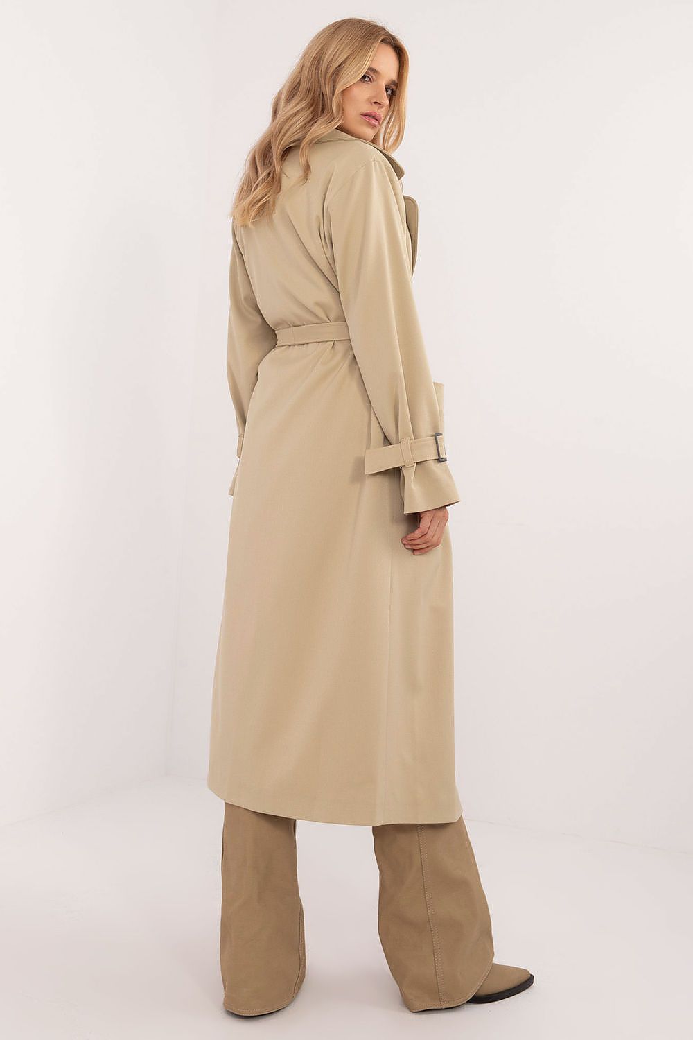 Elegant Womens Cotton Trench Coat by Lakerta