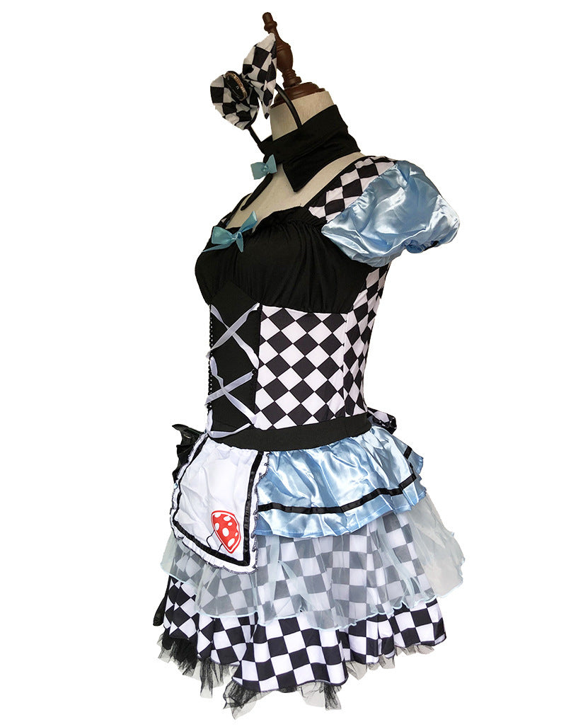 Alice Adult Fancy Dress Costume Role Play Dress Up Outfit Dress