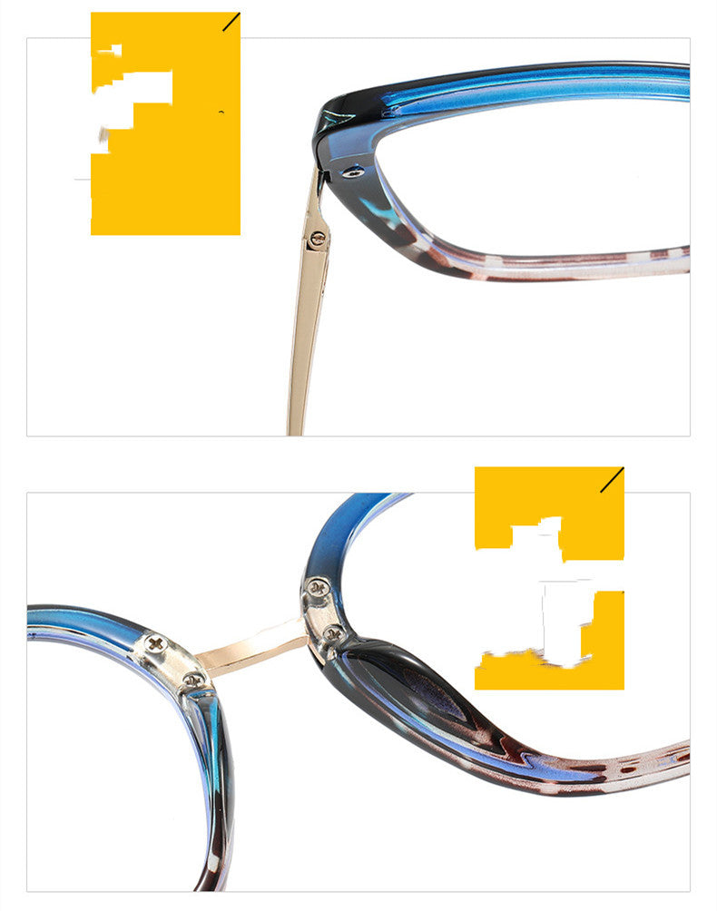 Large Frame Anti-Blue Light Clear Lens Eye Glasses | 7 Colour Choices