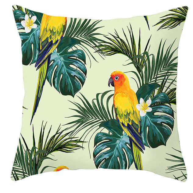 Bold Tropical Print Cushion Covers