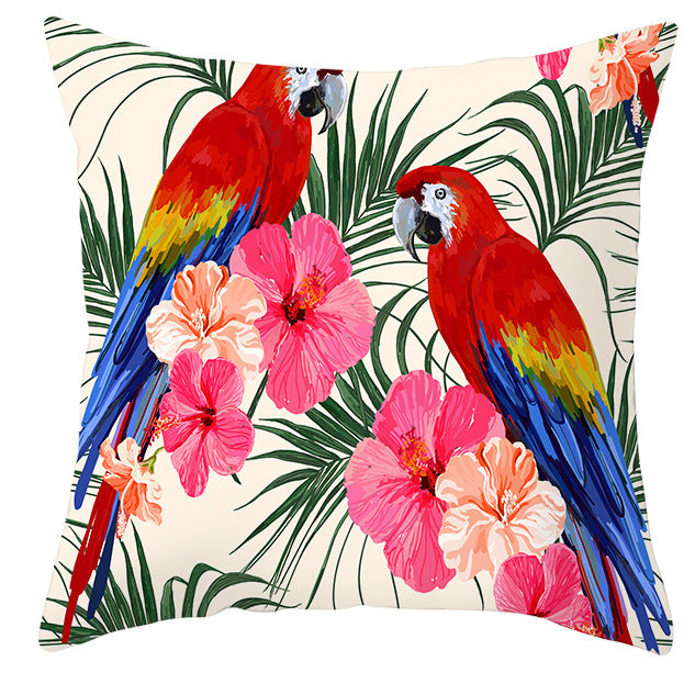 Bold Tropical Print Cushion Covers