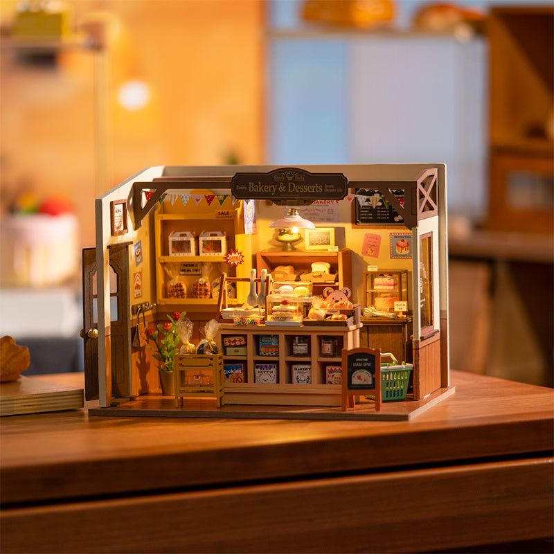 Rolife Becka's Bakery DIY Miniature Shop 3D Wooden Puzzle